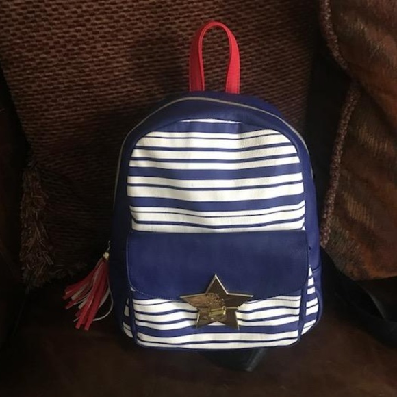 BETSEY JOHNSON Stars & Stripes Back Pack NWT main image 5